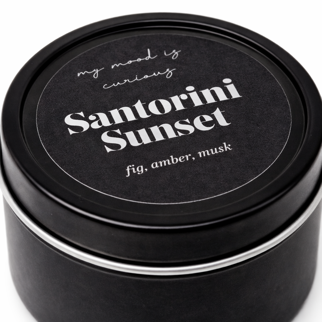“Santorini Sunset” Luxury Sensory Candle for Intimate Moments - Signature Gift Box