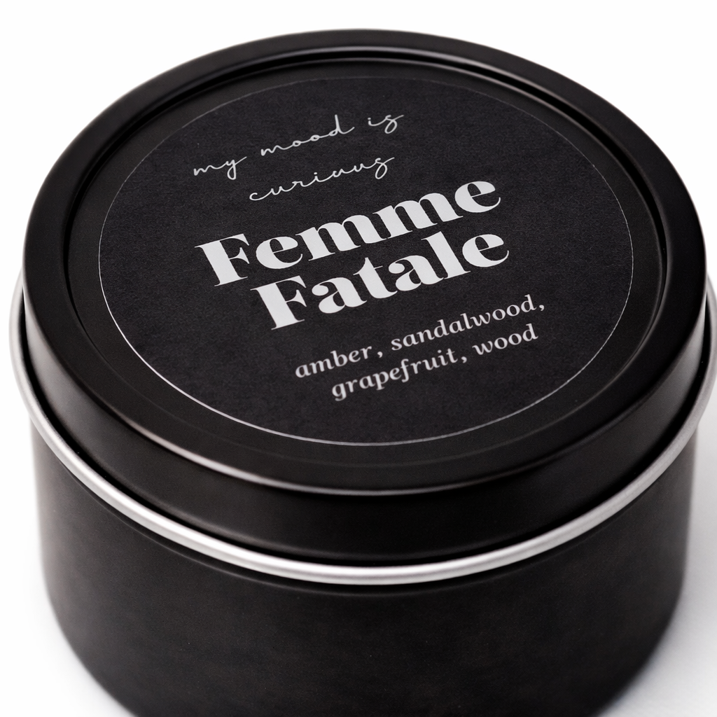 “Femme Fatale” Luxury Sensory Candle for Intimate Moments - Signature Gift Box