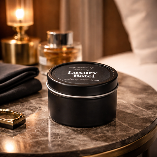 “Luxury Hotel Room” Luxury Sensory Candle for Intimate Moments - Signature Gift Box